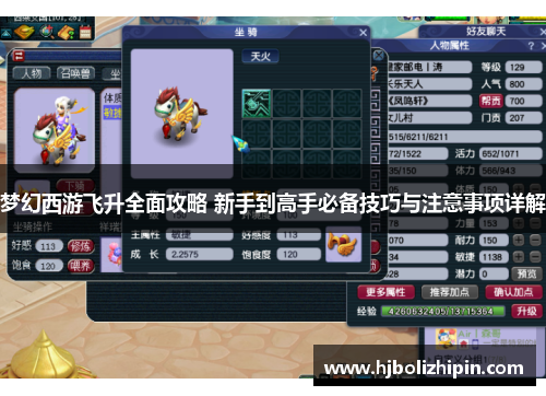 梦幻西游飞升全面攻略 新手到高手必备技巧与注意事项详解